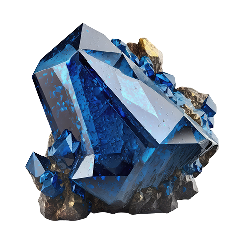 Crystal Icon Blue Sapphire