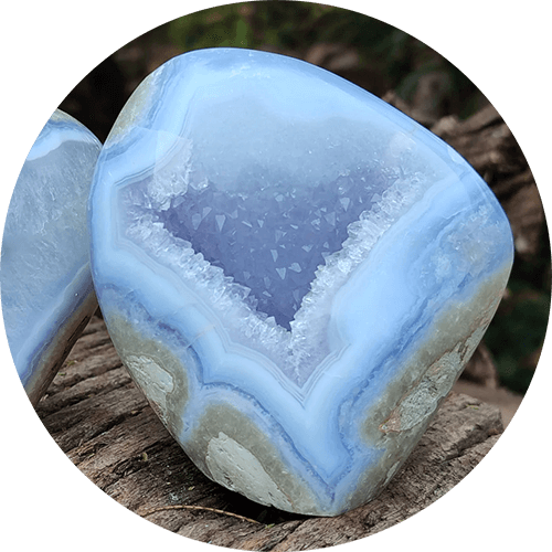 Crystal Icon Blue Lace Agate