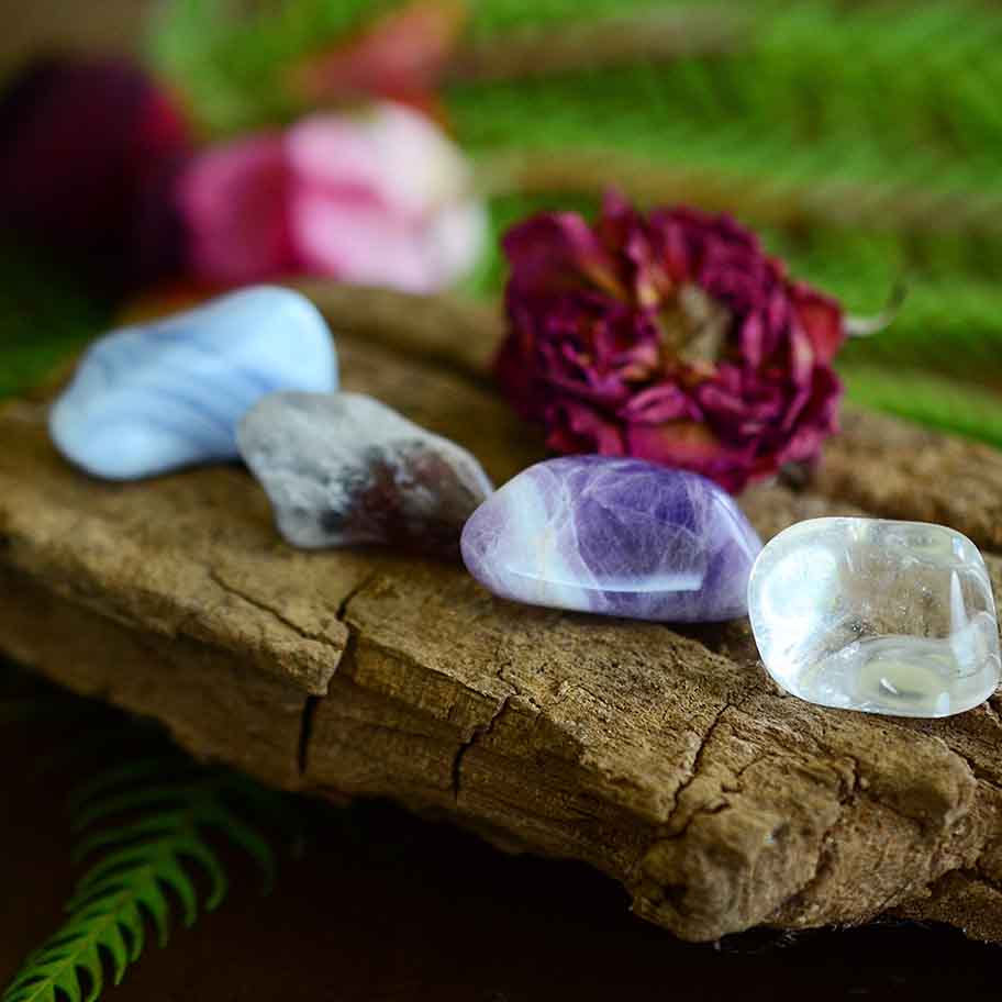 Crystal Blue Lace Agate Connection Item