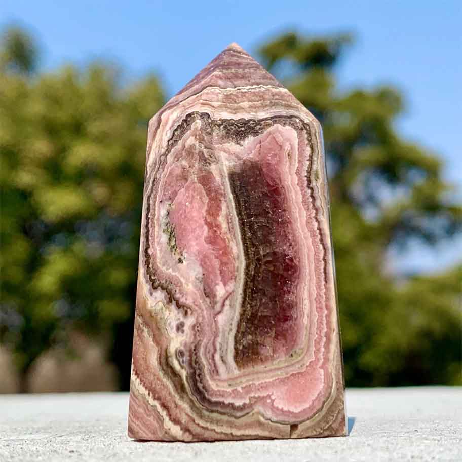 Crystal Rhodochrosite Use