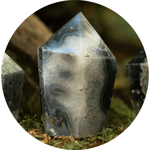 Crystal Icon Moss Agate