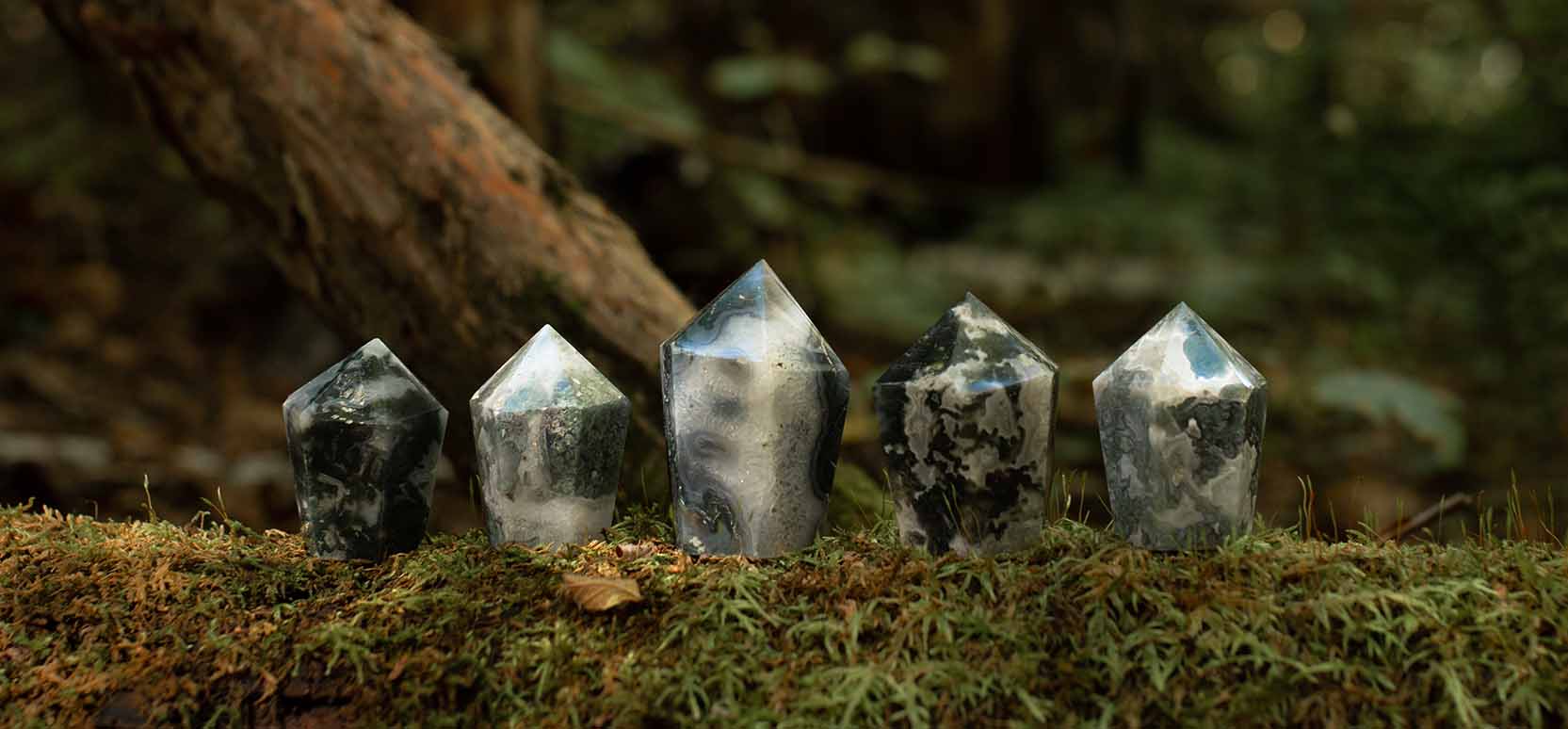 Crystal Moss Agate Story