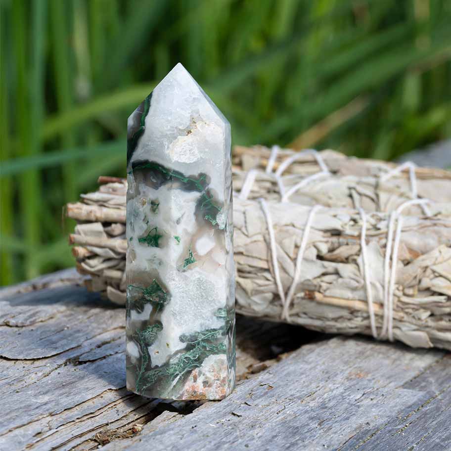 Crystal Moss Agate Use